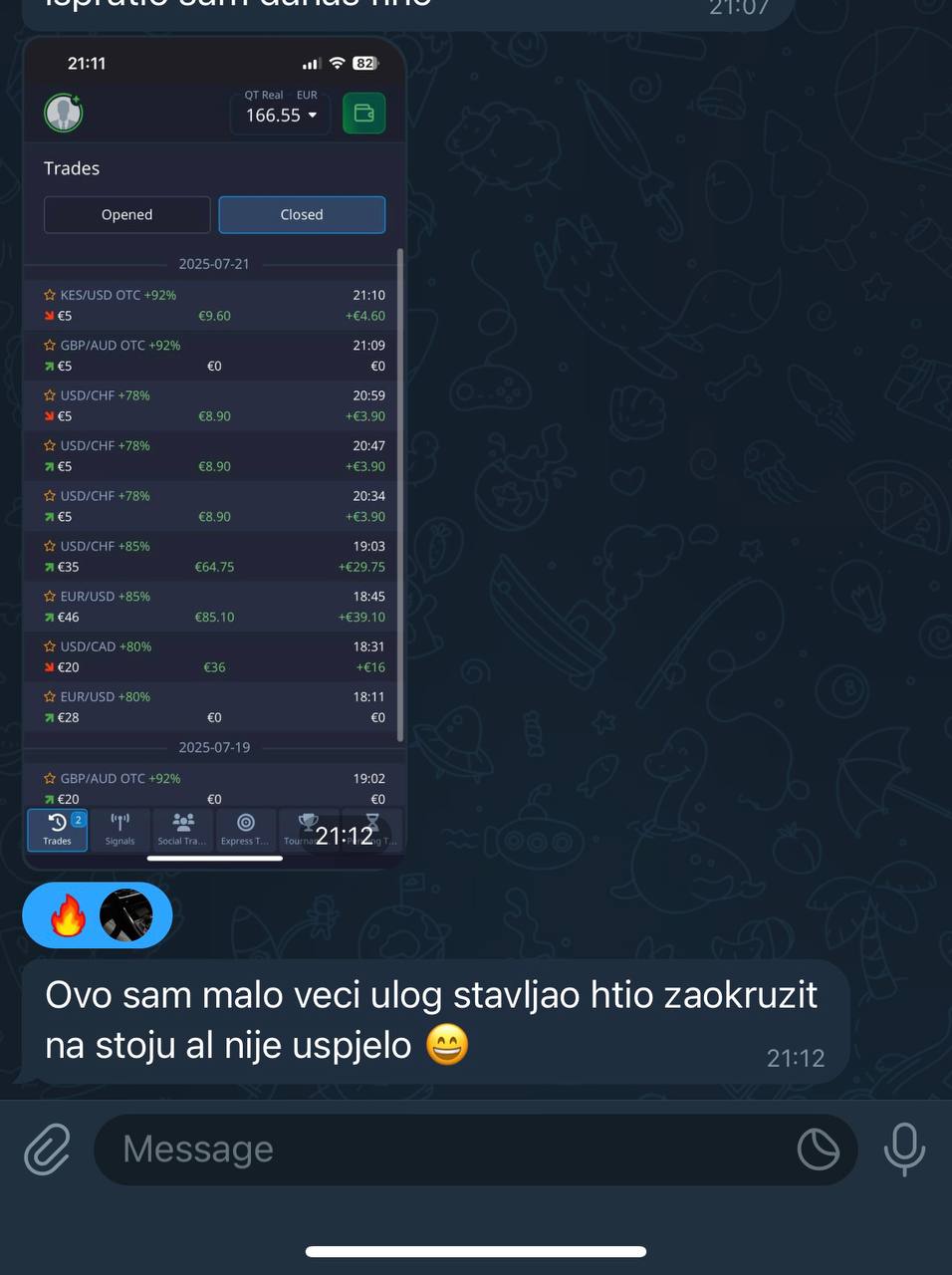 Telegram screenshot