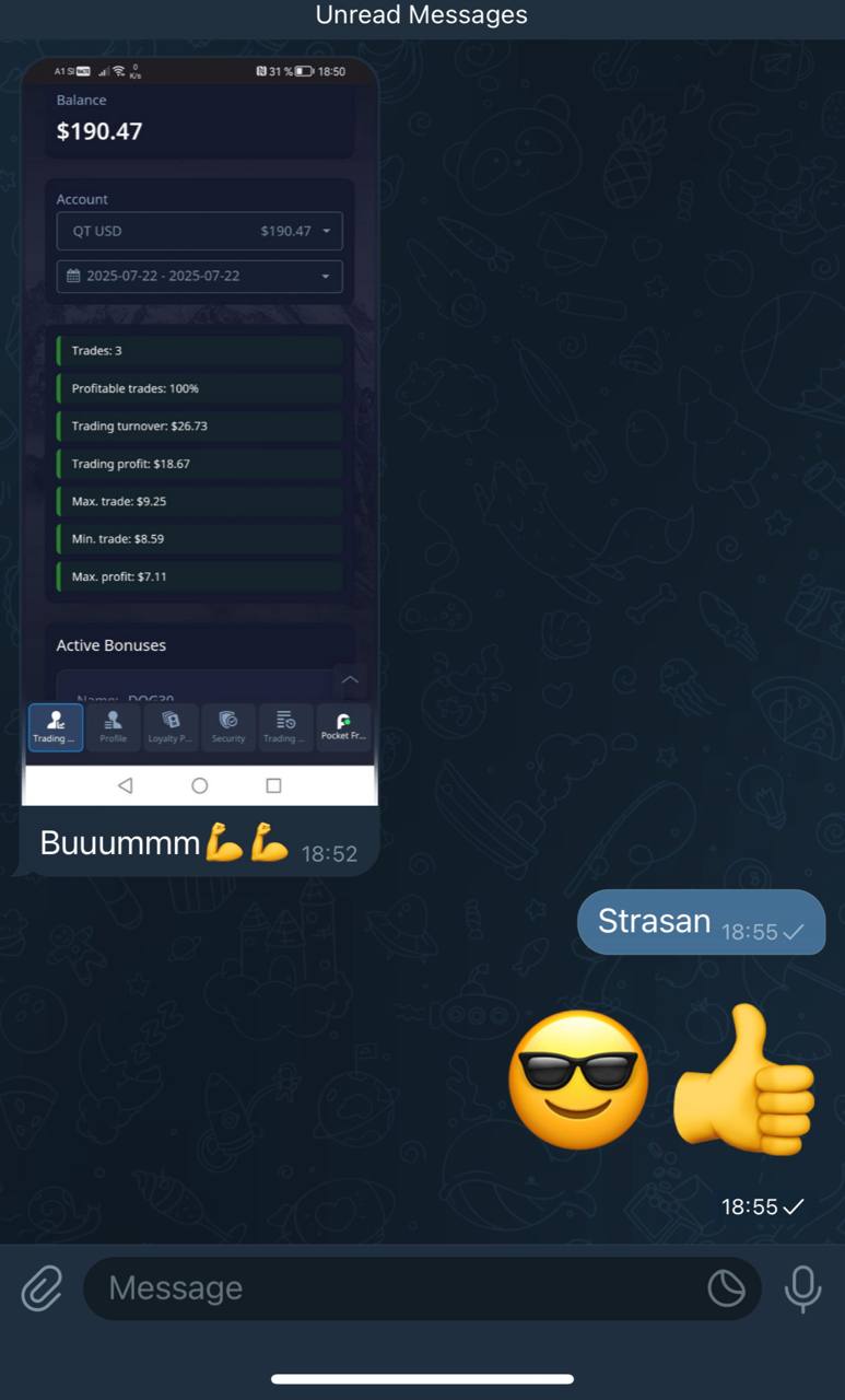 Telegram screenshot